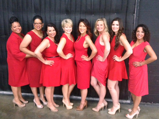 Go Red Group Rhonda Julia Veronica Jen Miriam Lisa Amanda Betty