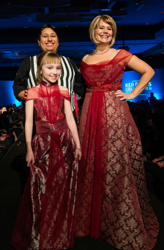 Jen Thorson and Thom Navarro at the Minnesota's Red Dress Collection Show at the Loews Hotel, Minneapolis March 2015