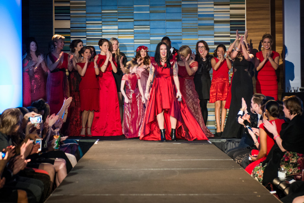 Finale of the Minnesota's Red Dress Collection Show at the Loews Hotel, Minneapolis March 2015